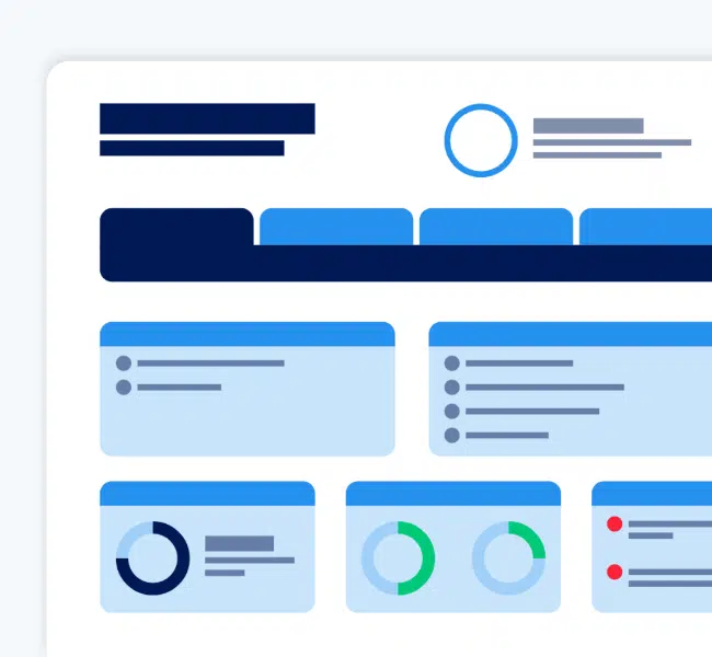 intelliflo managed - illustration of dashboard