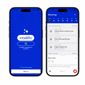 An image of the intelliflo IQ mobile app